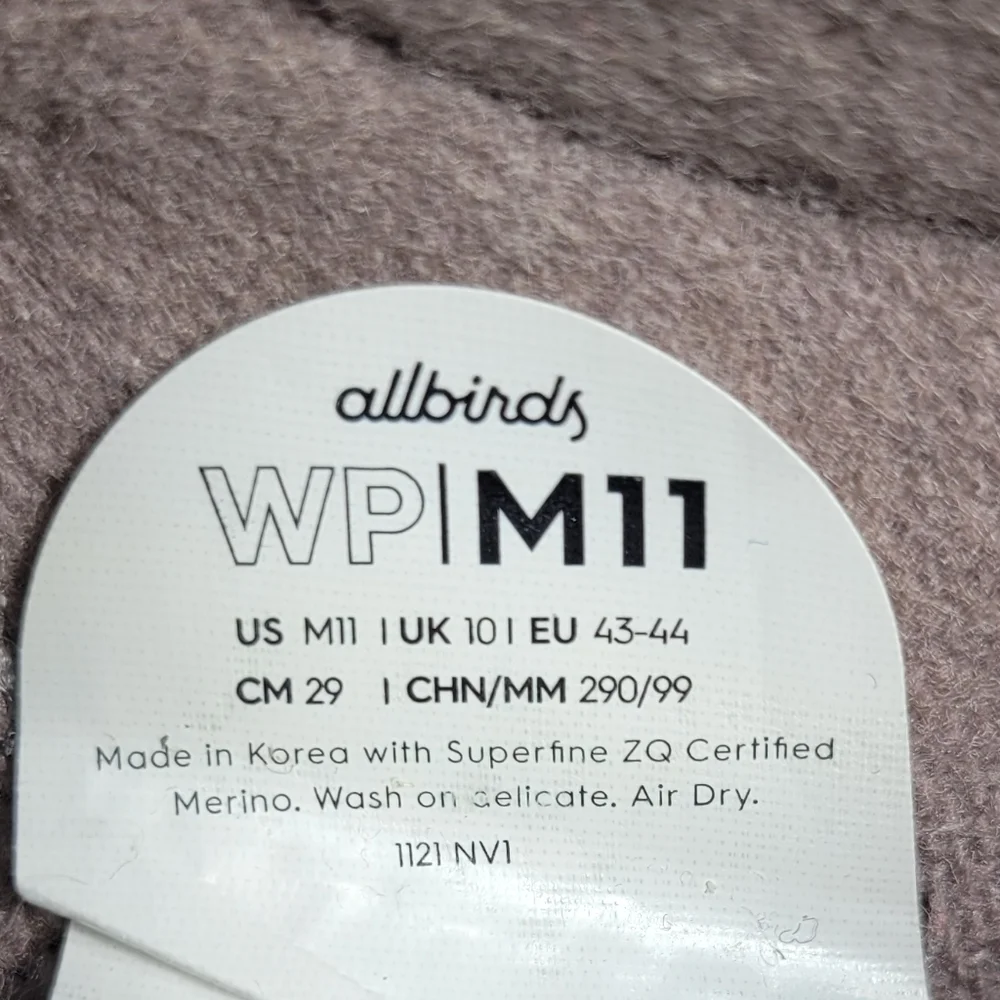 Allbirds WP Sneakers #711 Size 11